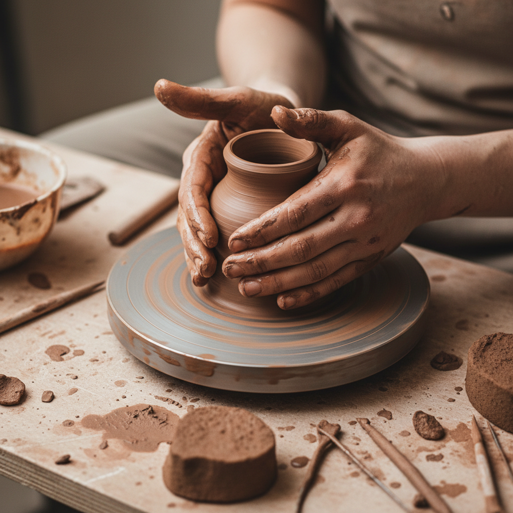 Materialien und Werkzeuge auf einem Tisch
